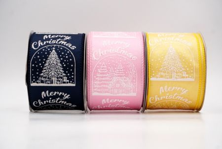 Weihnachtliche Schneehütte & Baum Design Drahtband_KF9485.KF9486.KF9487 (3)